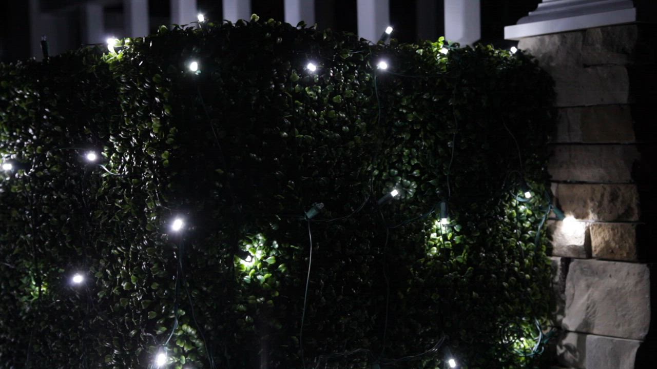 ニュービッグプログラムネット ホワイトLED クリスマスイルミネーション KOZUMUWAN LEDネットライト 360球 2M×3M コード直径1.8mm 最大3本まで